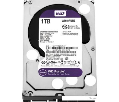   WD Purple 1TB [WD10PURZ]