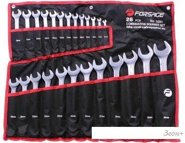 Набор ключей FORSAGE F-5261P(NEW) (26 предметов)