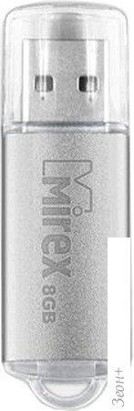 USB Flash Mirex Unit Silver 8GB [13600-FMUUSI08]