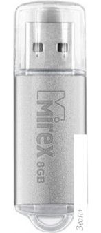 USB Flash Mirex Unit Silver 8GB [13600-FMUUSI08]