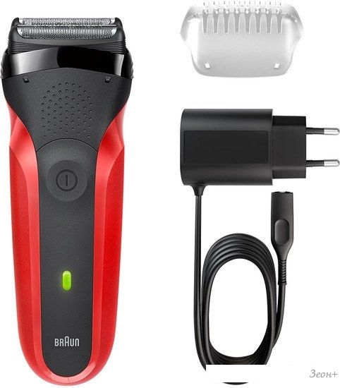 Электробритва Braun Series 3 300s (красный)