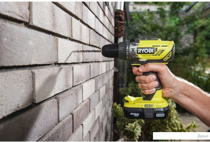 Дрель-шуруповерт Ryobi R18PD3-0