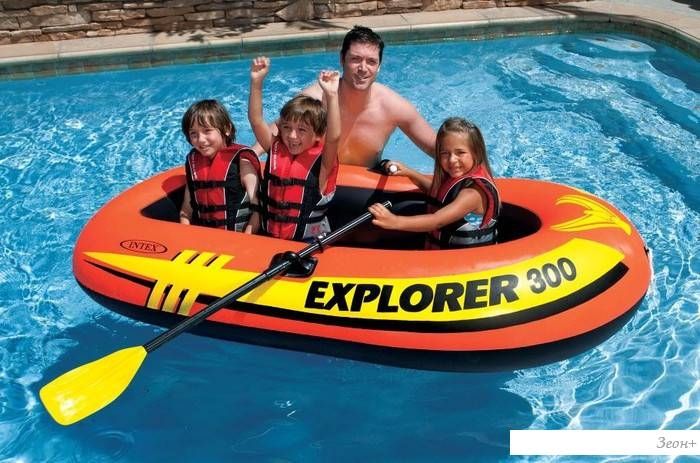 Гребная лодка Intex Explorer 300 (Intex-58332)