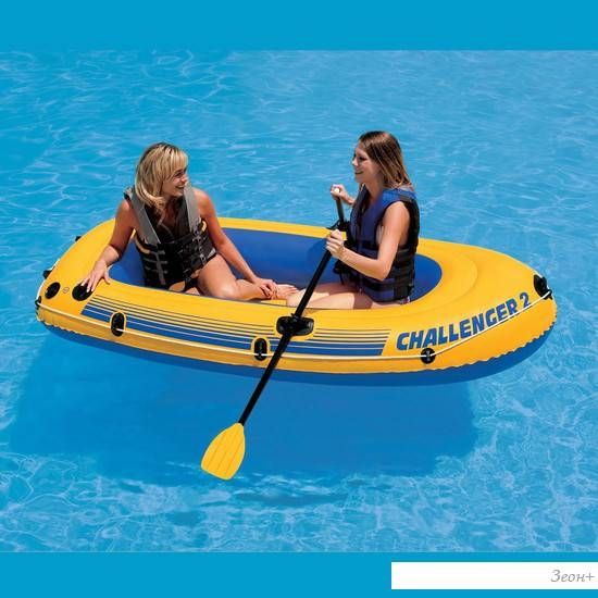 Гребная лодка Intex Challenger 2 Set (Intex-68367)