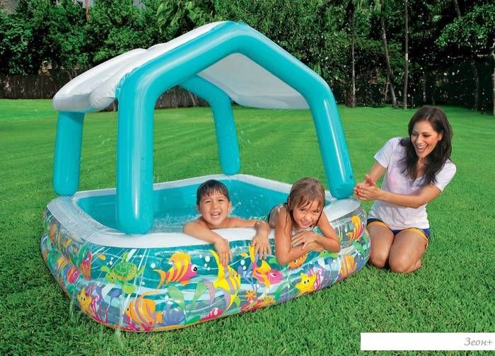 Надувной бассейн Intex Sun Shade 157x157x122 (57470)