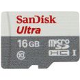   SanDisk Ultra microSDHC Class 10 UHS-I 16GB [SDSQUNS-016G-GN3MN]