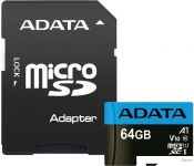   A-Data Premier AUSDX64GUICL10A1-RA1 microSDXC 64GB ( )