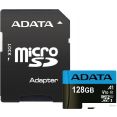 Карта памяти A-Data Premier AUSDX128GUICL10A1-RA1 microSDXC 128GB (с адаптером)