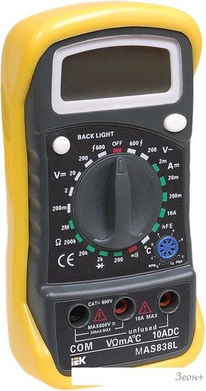 Мультиметр IEK Master MAS838L