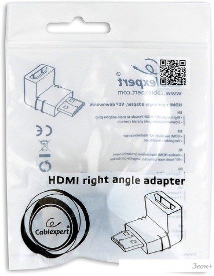 Адаптер Cablexpert A-HDMI90-FML