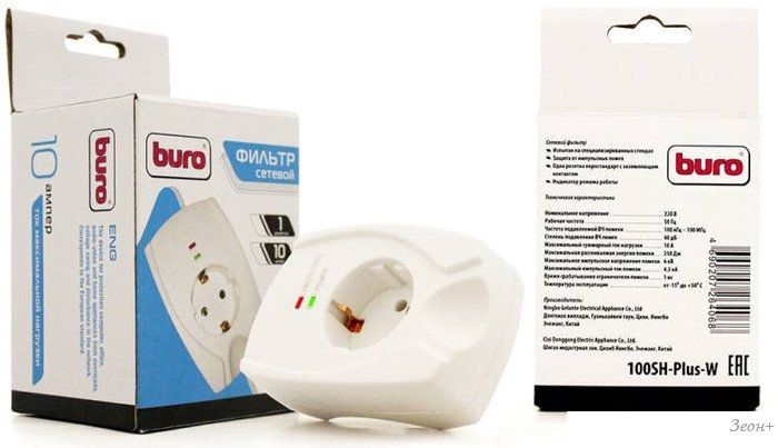 Стабилизатор напряжения Buro 100SH-Plus-W