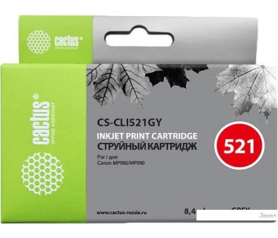 CACTUS CS-CLI521GY ( Canon CLI-521 Gray)