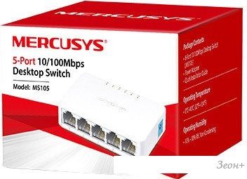 Неуправляемый коммутатор Mercusys MS105
