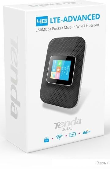 Мобильный 4G Wi-Fi роутер Tenda 4G185 (черный)