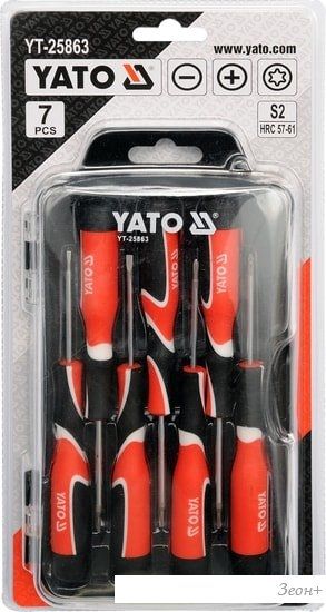 Набор отверток Yato YT-25863 (7 предметов)