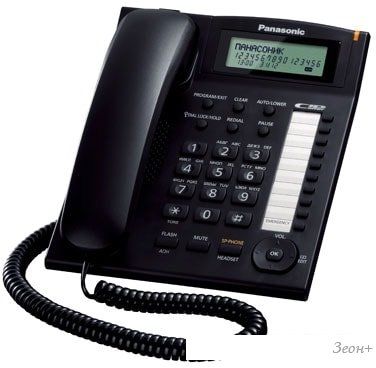 Проводной телефон Panasonic KX-TS2388RUB (черный)