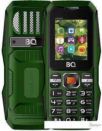 Мобильный телефон BQ-Mobile BQ-1842 Tank mini (зеленый)