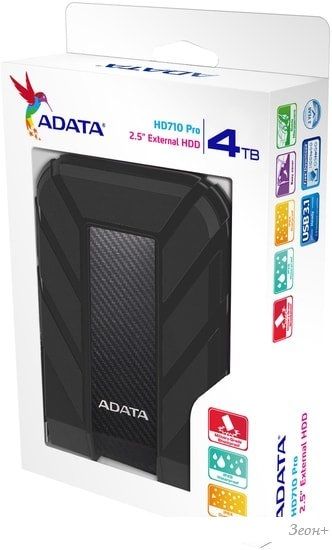 Внешний жесткий диск A-Data HD710P 4TB (черный)