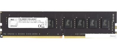   G.Skill Value 4GB DDR4 PC4-19200 F4-2400C15S-4GNT