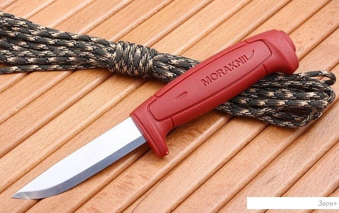 Туристический нож Morakniv Basic (бордовый)