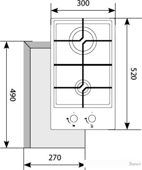 Варочная панель LEX GVG 321 WH