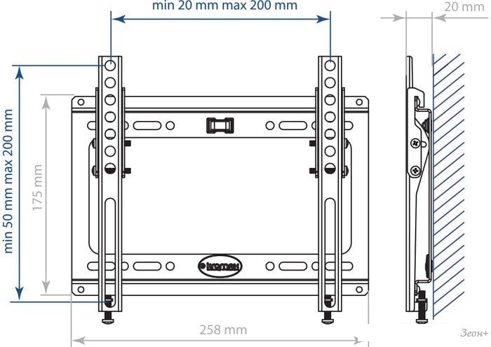 Кронштейн Kromax IDEAL-6W
