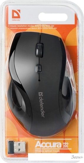 Мышь Defender Accura MM-295 (черный)
