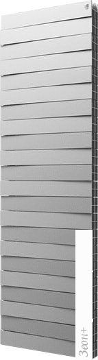 Биметаллический радиатор Royal Thermo Pianoforte Tower 500 Silver Satin (22 секции)