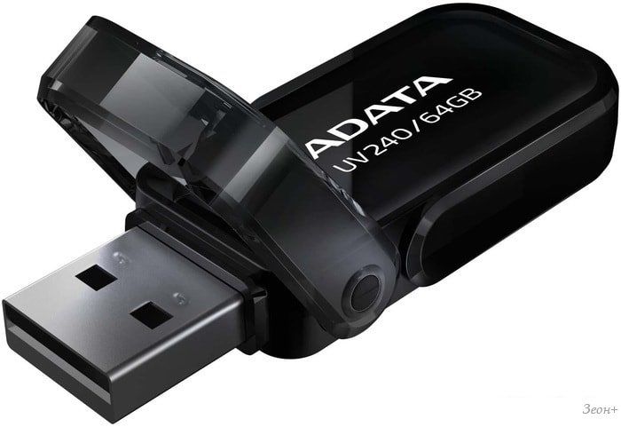 USB Flash ADATA UV240 64GB (черный)