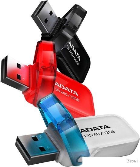 USB Flash ADATA UV240 64GB (черный)
