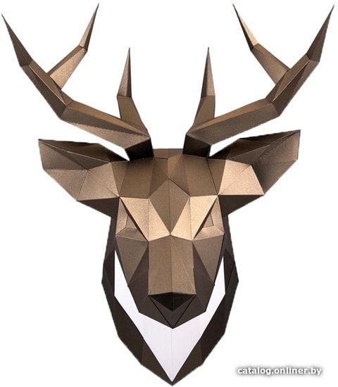 PaperCraft Живая бумага Олень Петрович