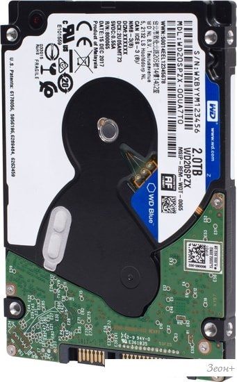 Жесткий диск WD Blue Mobile 2TB WD20SPZX