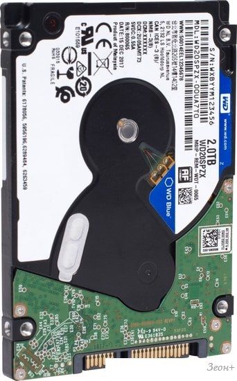 Жесткий диск WD Blue Mobile 2TB WD20SPZX