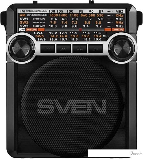 Радиоприемник SVEN SRP-355 (черный)