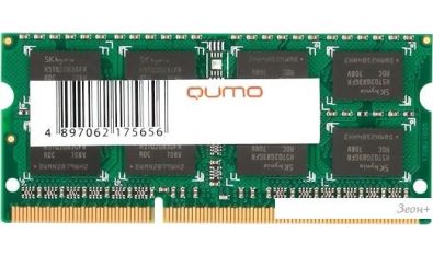  QUMO 8GB DDR3 SODIMM PC3-12800 QUM3S-8G1600C11L