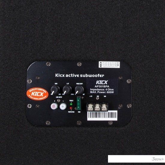 Корпусной активный сабвуфер KICX AP301BPA