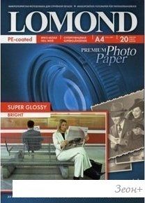 Фотобумага Lomond Super Glossy Bright A4 200 г/кв.м 20 листов (1101112)