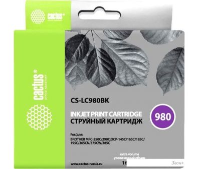  CACTUS CS-LC980BK ( Brother LC980BK)