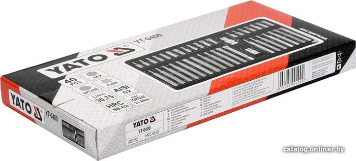 Набор бит Yato YT-0400 (40 предметов)