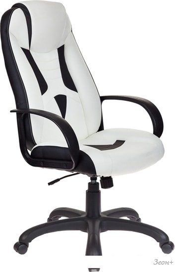 Кресло Бюрократ VIKING-8/WH+BLACK (белый/черный)