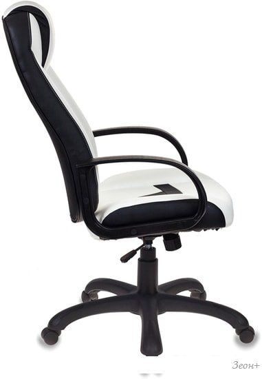 Кресло Бюрократ VIKING-8/WH+BLACK (белый/черный)