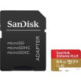 Карта памяти SanDisk Extreme microSDXC SDSQXBZ-064G-GN6MA 64GB (с адаптером)