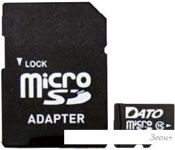 Карта памяти Dato microSDHC DTTF016GUIC10 16GB (с адаптером)