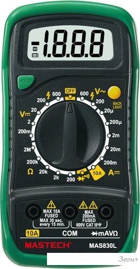 Мультиметр Mastech MAS830L