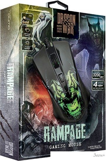 Игровая мышь QUMO Dragon War Rampage M49