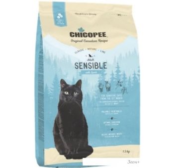 Корм для кошек Chicopee CNL Sensible 15 кг