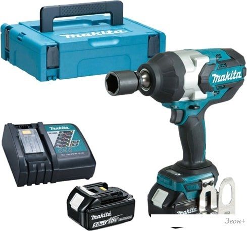 Ударный гайковерт Makita DTW1001RTJ (с 2-мя АКБ, кейс)