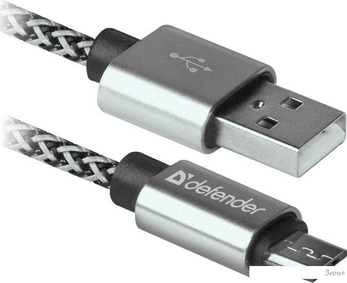 Кабель Defender USB08-03T (серый)
