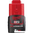 Аккумулятор Milwaukee M12B3 (12В/3 Ah)