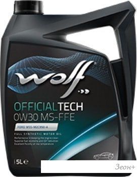 Моторное масло Wolf OfficialTech 0W-30 MS-FFE 5л